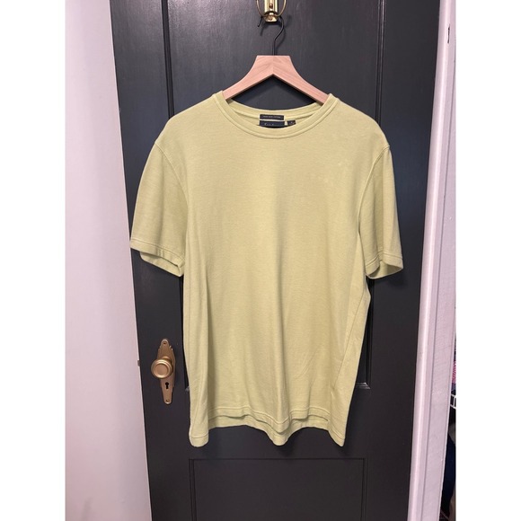 Club Room Pima Cotton T-Shirt Crew Neck Short Sleeve Casual Tee Medium - Picture 1 of 5